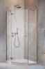 Radaway Essenza Ptj Brushed Copper kabina pięciokątna 80x100cm lewa szczotkowana miedź 1385010-93-01L/1385054-01-01